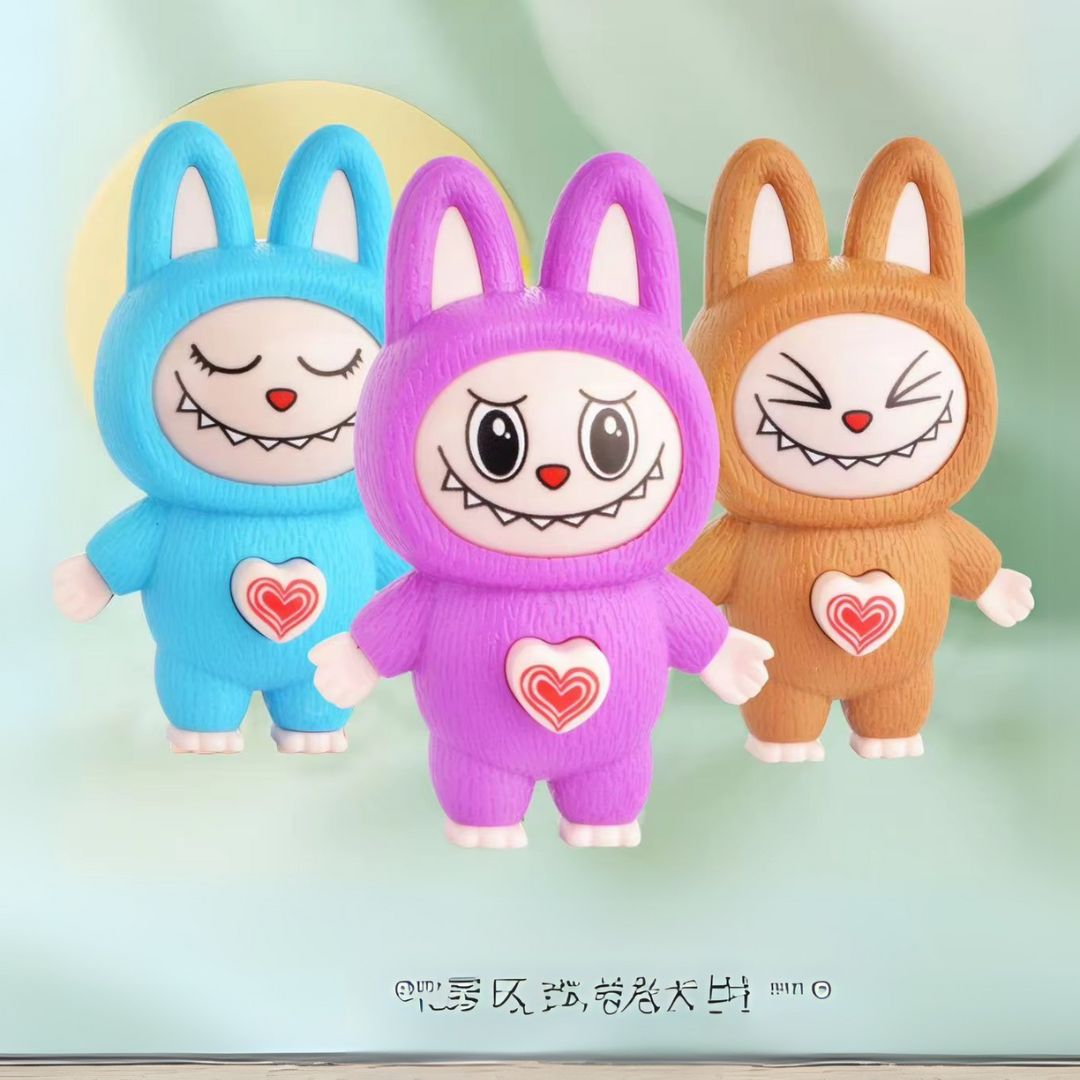 🎭 Llavero Labubu Cambia Carita | Diseño Pop y Divertido