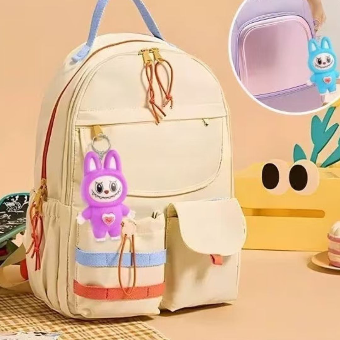 🎭 Llavero Labubu Cambia Carita | Diseño Pop y Divertido
