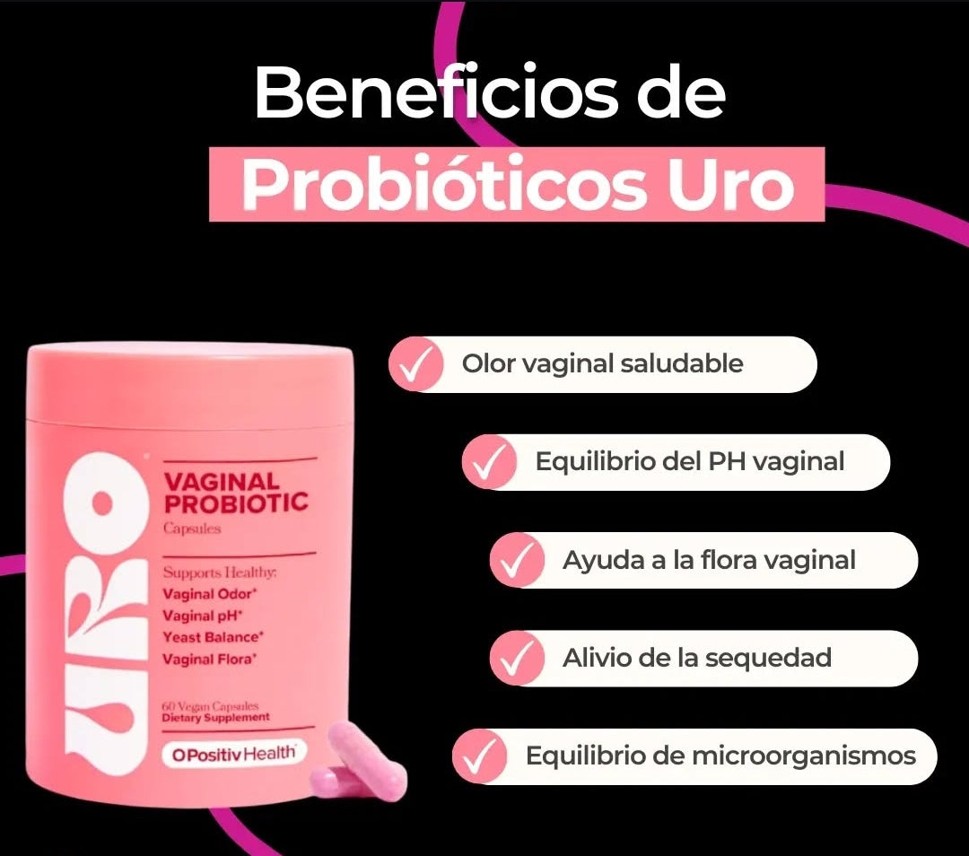URO Probiótico Mujer – Equilibrio Íntimo y Bienestar Vaginal